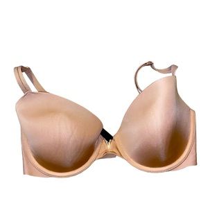 Victoria Secret Nude/Tan Unlined Demi Bra Size 32DD
